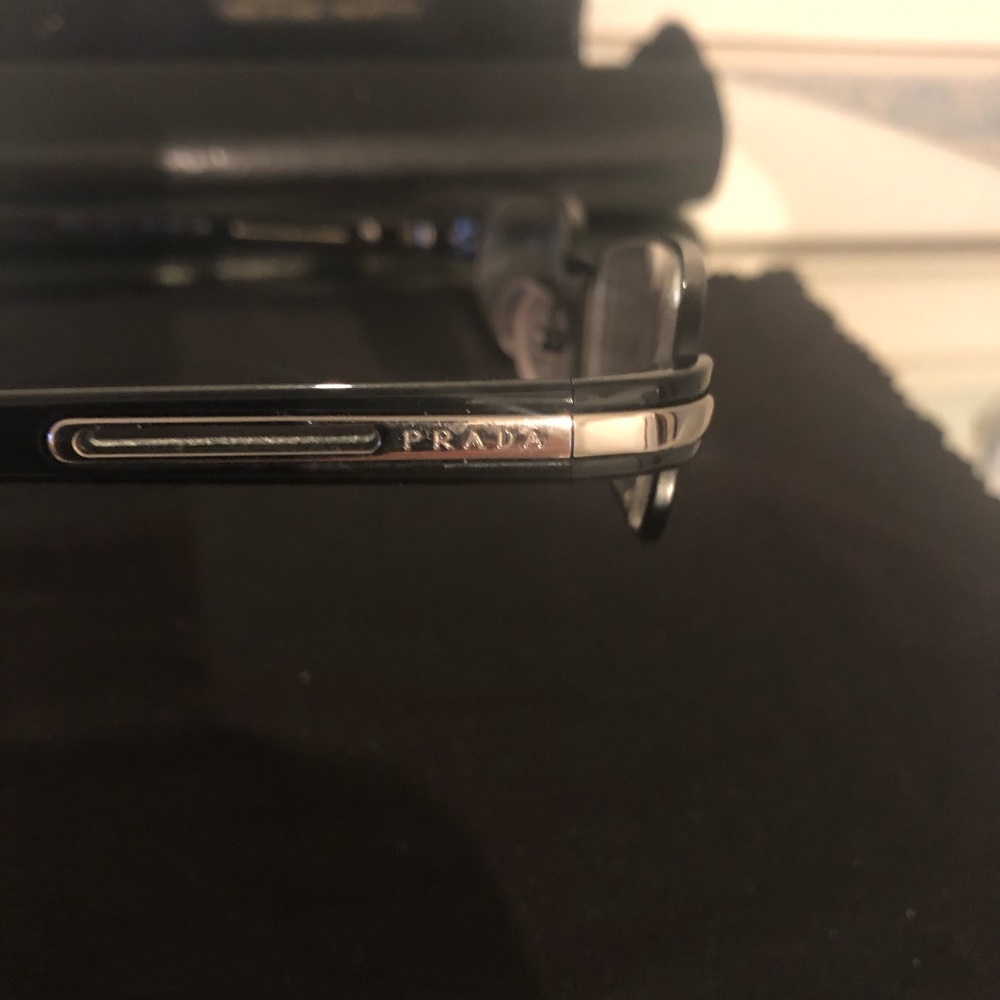 Prada Eyeglass Frames Case And Cleaning Cloth - image 3